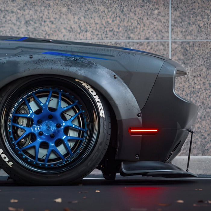 Oracle 08-14 Compatible with Dodge Challenger Concept Sidemarker Set Clear No Paint SEE WARRANTY 9800-019