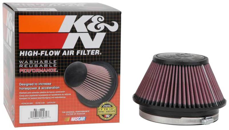 K&N Filter 6 inch Flange 7.5 inch Base 4.5 Top 4 inch Height RU-4600