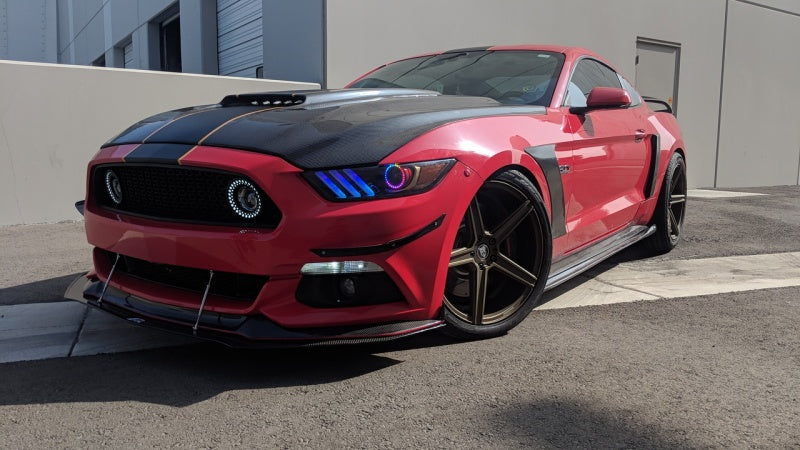 Oracle 15-17 Ford Mustang V6/GT/Shelby Dynamic DRL w/ Halo Kit ColorSHIFT Dynamic SEE WARRANTY 1335-332