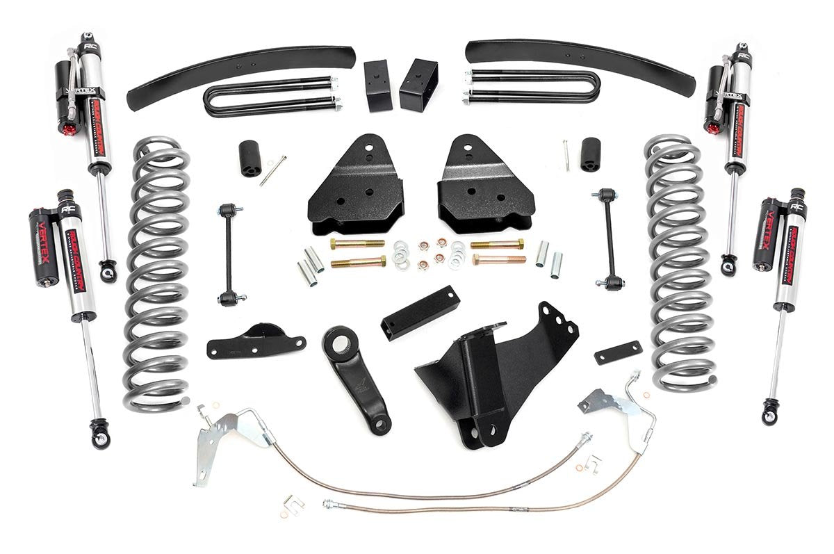 Rough Country 4.5 Inch Lift Kit W/O Overloads Vertex Fits Ford F-250/F-350 Super Duty (08-10) 47850