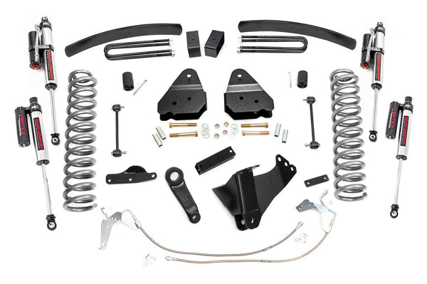 Rough Country 4.5 Inch Lift Kit W/O Overloads Vertex Fits Ford F-250/F-350 Super Duty (08-10) 47850