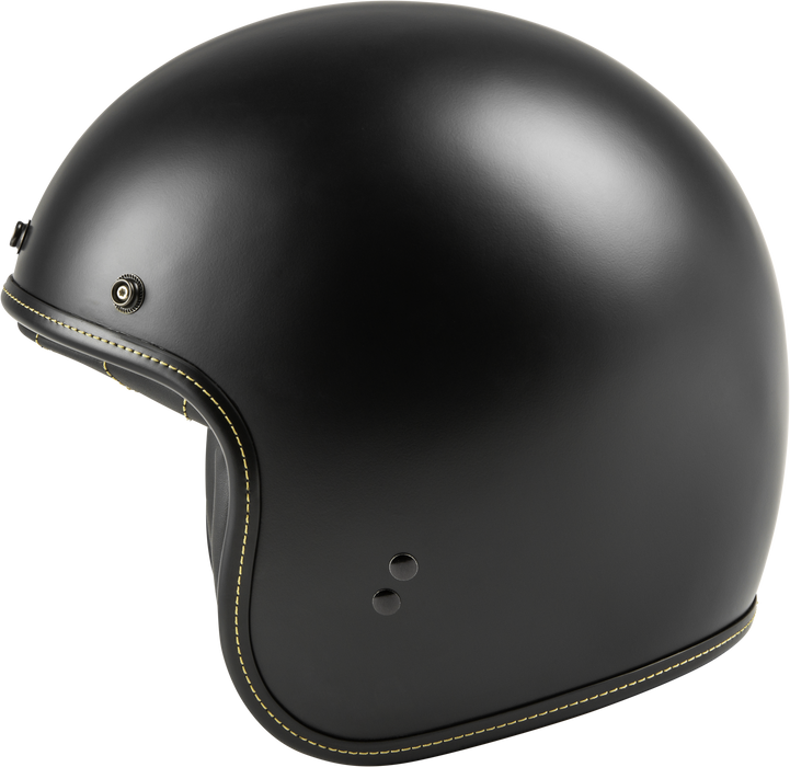 Highway 21 Motorcycle .38 Open Face Helmet (Matte Black, Small)