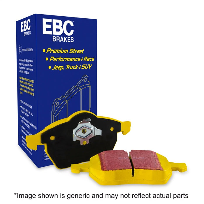 EBC 2018+ compatible with Jeep Grand Cherokee Trackhawk Yellowstuff Front Brake Pads DP42400R