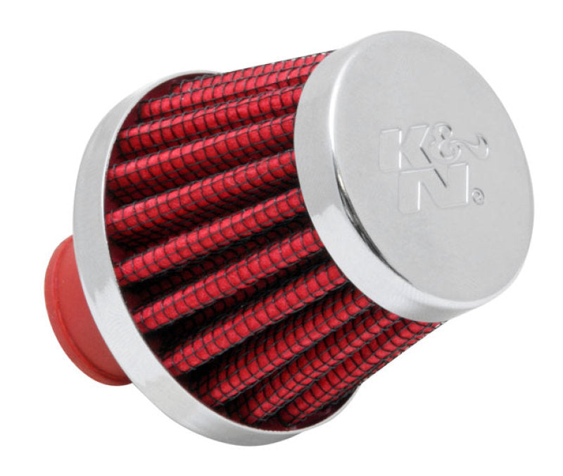 K&N 2in Base OD x .375in Flange ID x 1.75in H Rubber Base Crankcase Vent Filter 62-1600RD