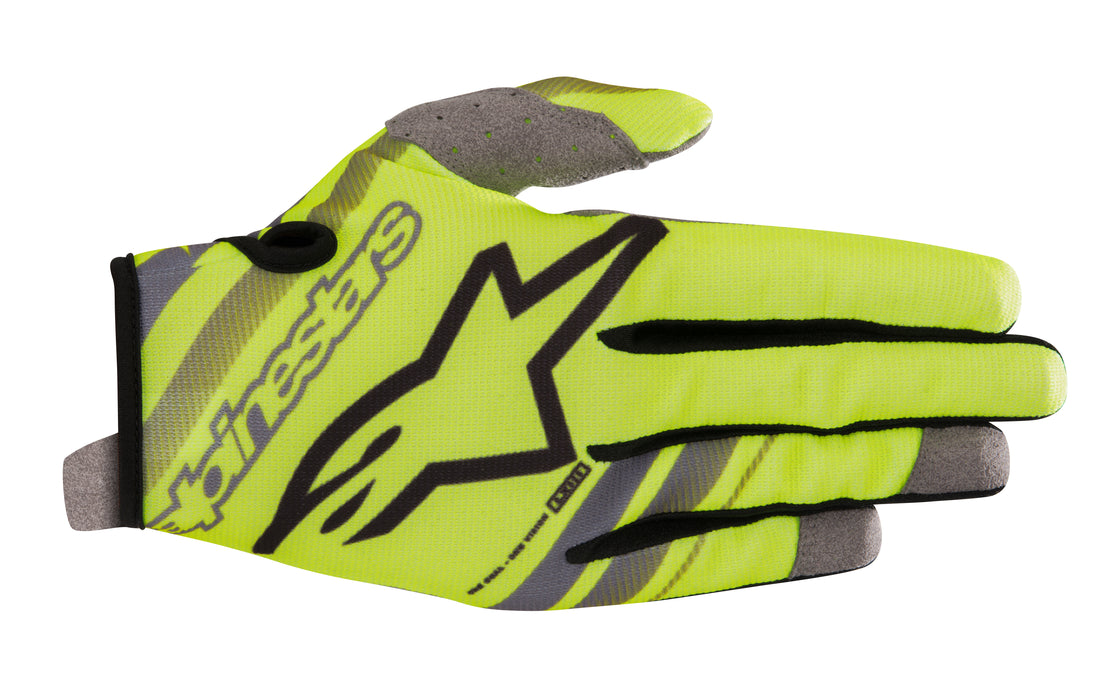 Alpinestars Youth Radar Gloves Yellow/Black Y3Xs 3541819-551-XXXS