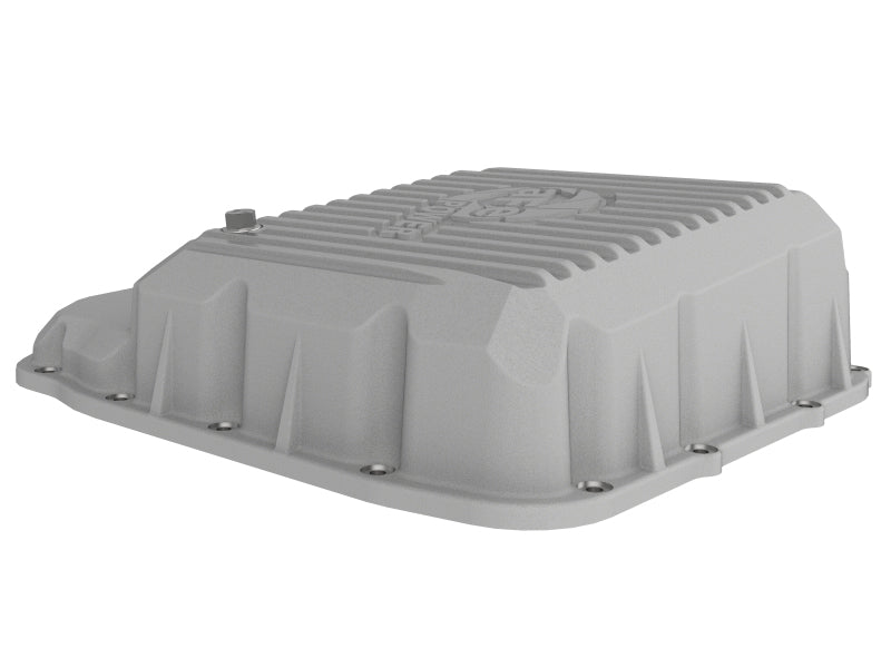 aFe Transmission Pan Raw w/ Machined Fins 13-19 Compatible with Dodge Diesel Trucks L6-6.7L (td) 46-71160A