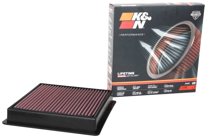 K&N 20-21 Ford F250/F350 Super Duty 6.2/6.7/7.3L V8 Replacement Air Filter 33-5100