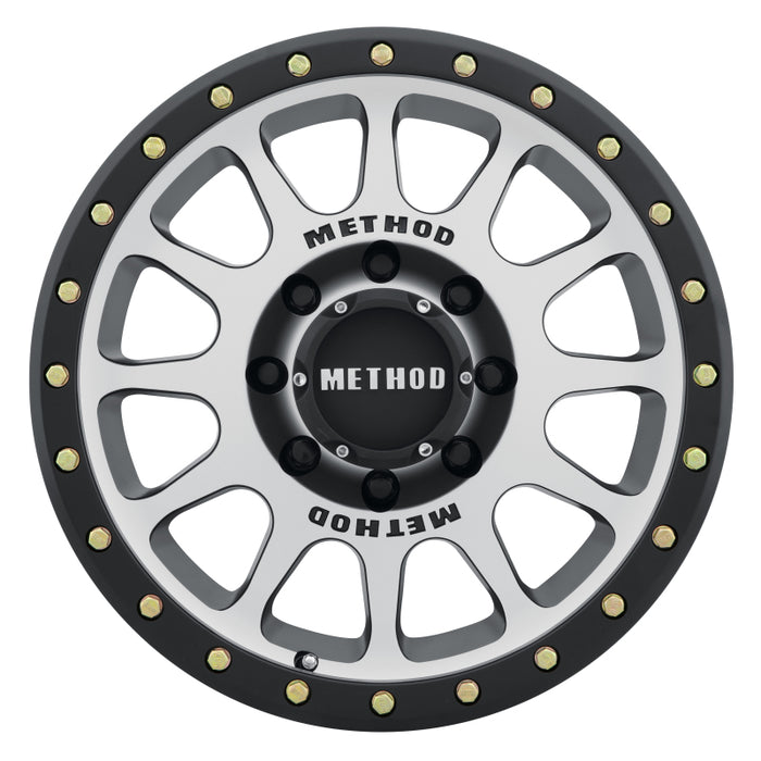 Method MR305 NV 17x8.5 0mm Offset 8x170 130.81mm CB Machined/Black Street Loc Wheel MR30578587300