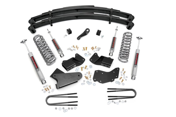 Rough Country 4 Inch Lift Kit Rear Springs Fits Ford Ranger 4WD (1983-1997) 48030