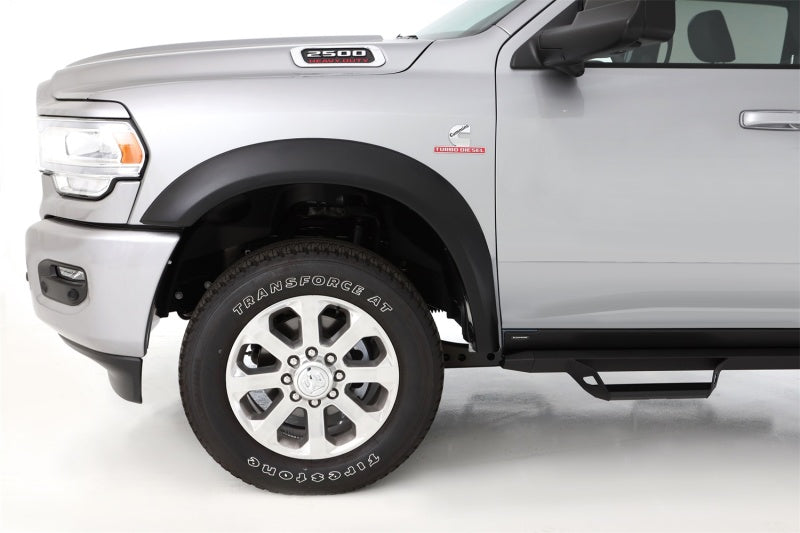 Bushwacker 2019 Compatible with Dodge Ram 2500 Extend-A-Fender Style Flares 2pc Front Black 50067-02