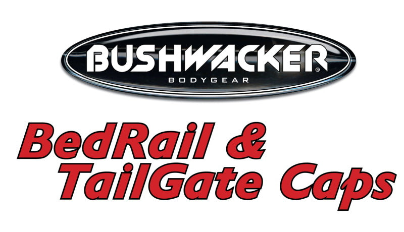 Bushwacker 07-13 Chevy Silverado 1500 Fleetside Bed Rail Caps 69.3in Bed Black 48520