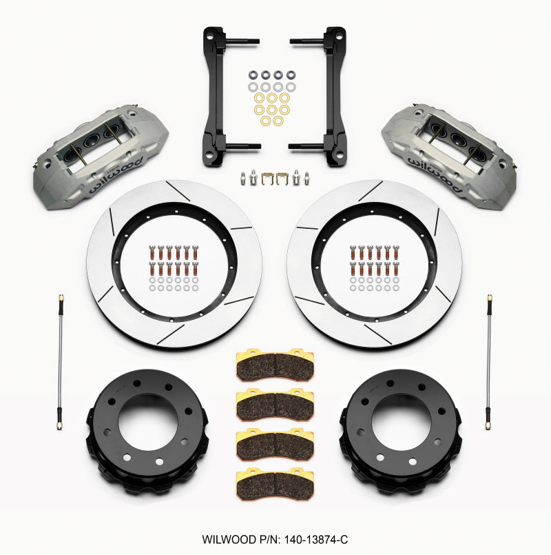 Wilwood TX6R Rear Kit 15.50in Clear Ano 2011-2015 GM Truck/SUV 2500 140-13874-C