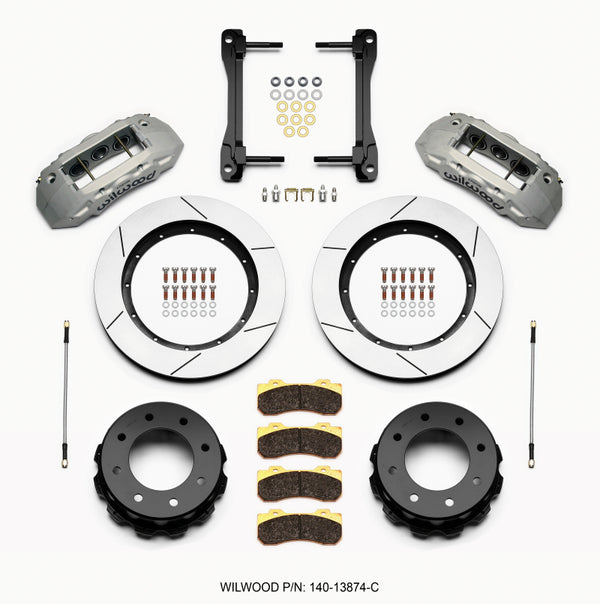 Wilwood TX6R Rear Kit 15.50in Clear Ano 2011-2015 GM Truck/SUV 2500 140-13874-C
