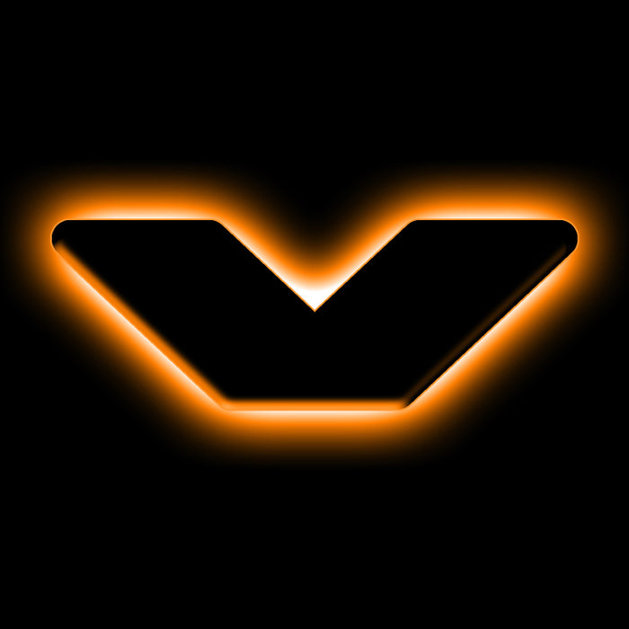 ORACLE Lighting Universal Illuminated LED Letter Badges Matte Blk Surface Finish V SEE WARRANTY 3141-V-005