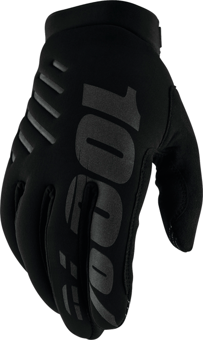 100% Brisker Youth Gloves Black Sm 10004-00000