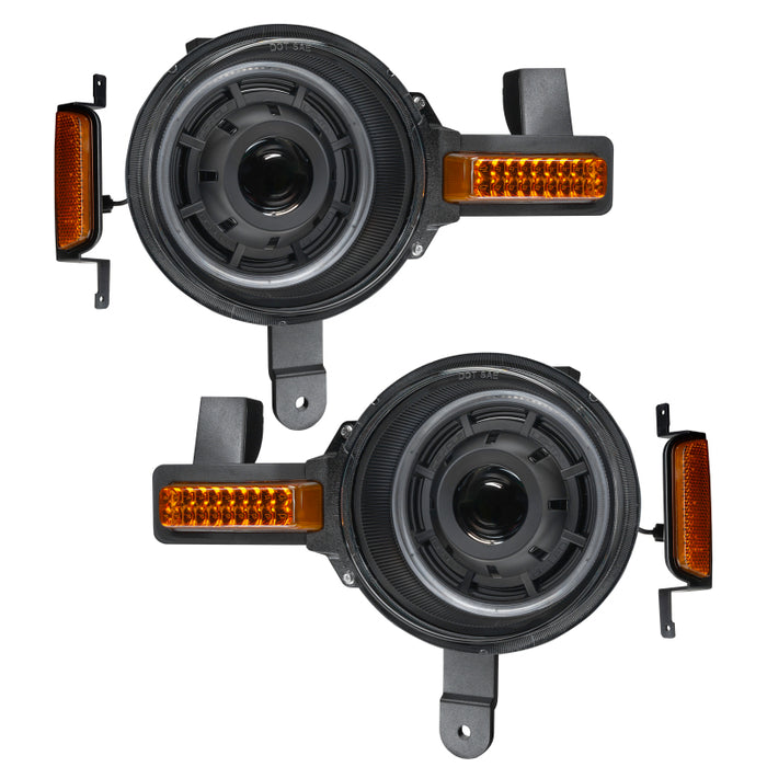 Oracle 2021+ Ford Bronco Oculus Bi-LED Projector Headlights Amber/White Switchback SEE WARRANTY 5886-023