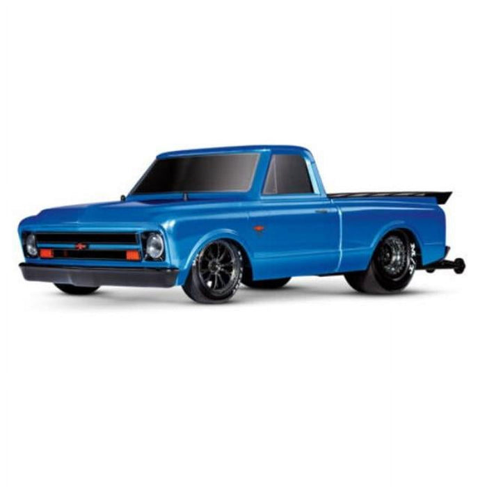 Traxxas 940764BLU 1-10 Drag Slash Brushless Truck RTR for 1967 Chevrolet C10 Blue