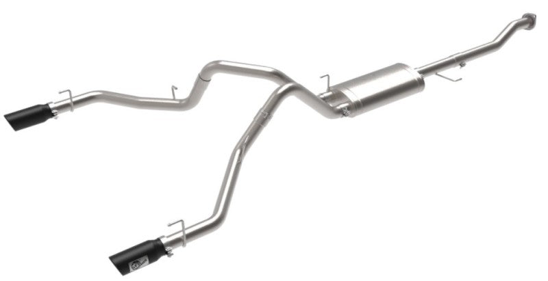 aFe Vulcan Series 3in 304SS Cat-Back w/ Black Tips 15-20 Ford F-150 V6 2.7L/35L(tt) / V8 5.0L 49-33130-B