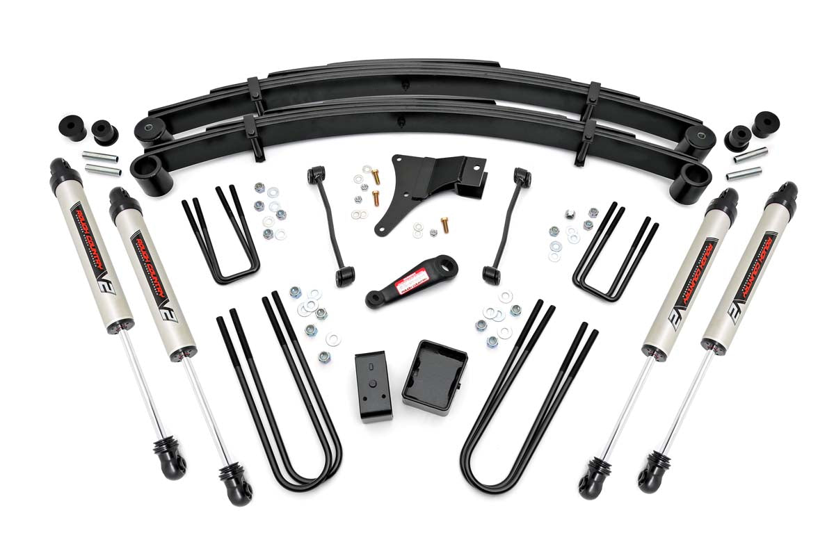 Rough Country 6 Inch Lift Kit Rear Blocks V2 Fits Ford F-250/F-350 Super Duty (1999) 49370