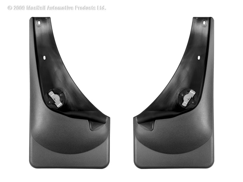 WeatherTech 99-07 Ford F-Series Super Duty No Drill Mudflaps Black 110001