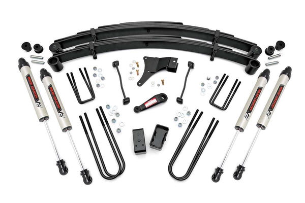Rough Country 4 Inch Lift Kit Rear Blocks V2 Fits Ford F-250/F-350 Super Duty (1999) 49470