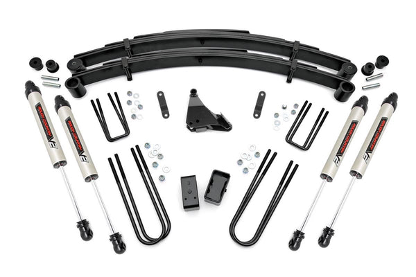 Rough Country 4 Inch Lift Kit Rear Blocks V2 Fits Ford F-250/F-350 Super Duty (99-04) 49570