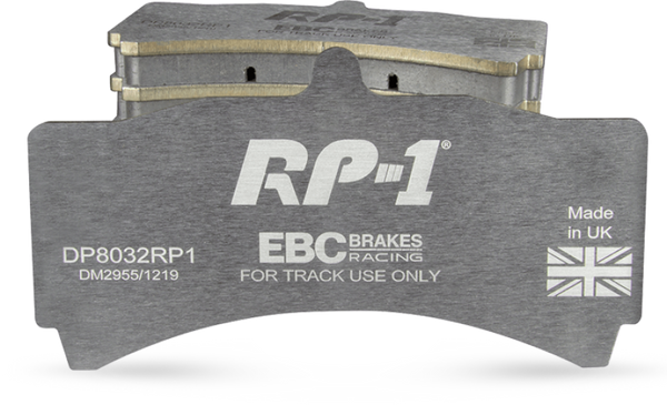 EBC Racing 2018+ Fits Jeep Grand Cherokee Trackhawk 6.2L S/C RP-1 Race Front Brake Pads DP82400RP1