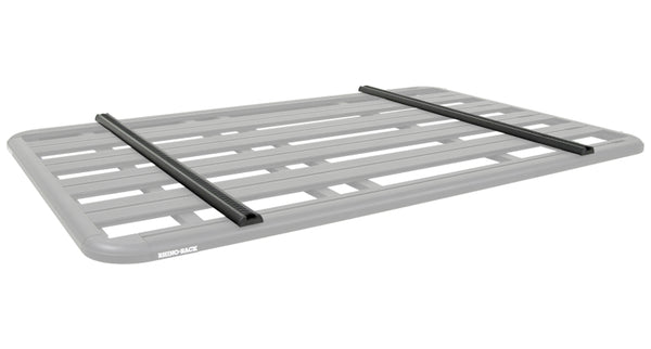 Rhino Rack Rhino-Rack Pioneer Accessory Bar (C-Channel) 48In 2 Pcs Black 43137B