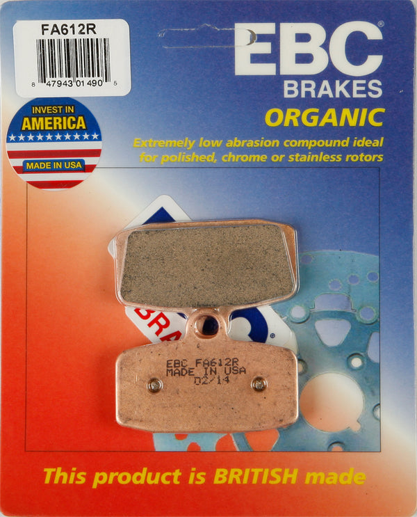 EBC Brakes FA612R Disc Brake Pad Set