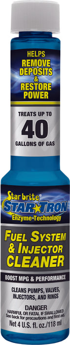 Star Tron Enzyme Fuel System & Injector Cleaner with Added PEA Technology - Revitalize Engines & Fuel with Powerful Deposit Removal - 4 OZ (096604)