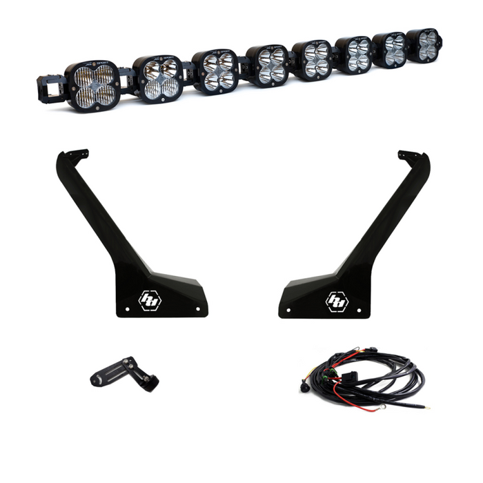 Baja Designs compatible with Jeep JL/JT Roof Bar LED Light Kit 8 XL Linkable 447664