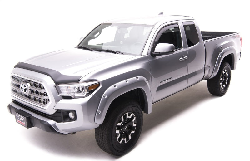 EGR 16+ Toyota Tacoma w/Mudflap Bolt-On Look Color Match Fender Flares Set Silver Sky 795084-1D6