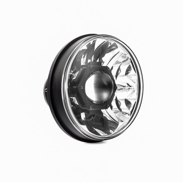 KC HiLiTES 18-20 compatible with Jeep JL/JT 7in. Gravity LED Pro DOT Approved Replac. Headlight (Pair Pack Sys) 42342