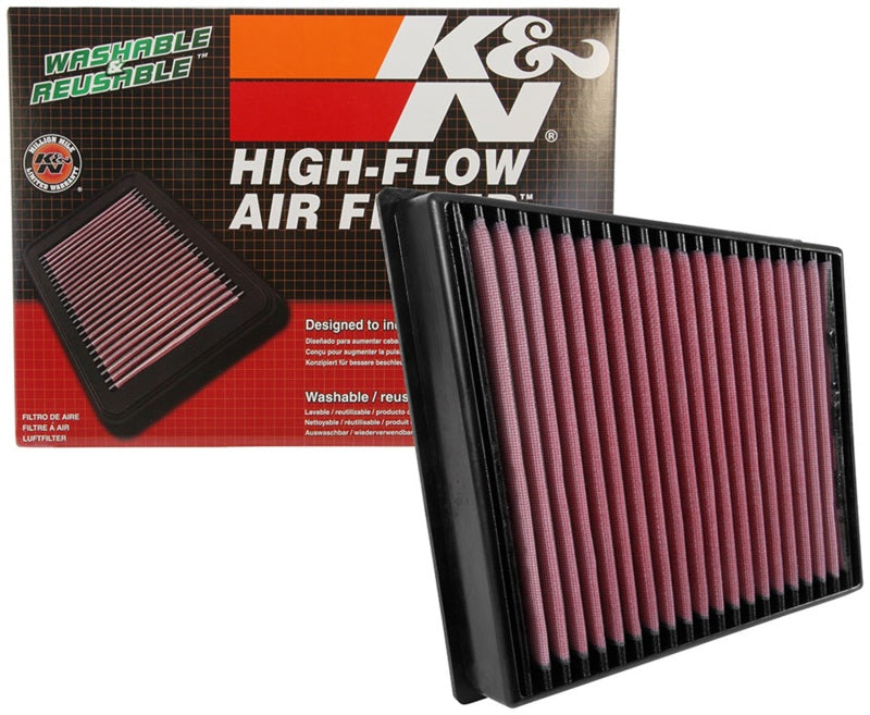 K&N 2017 Chevrolet Silverado 2500HD V8-6.6L DSL Replacement Drop In Air Filter 33-5065