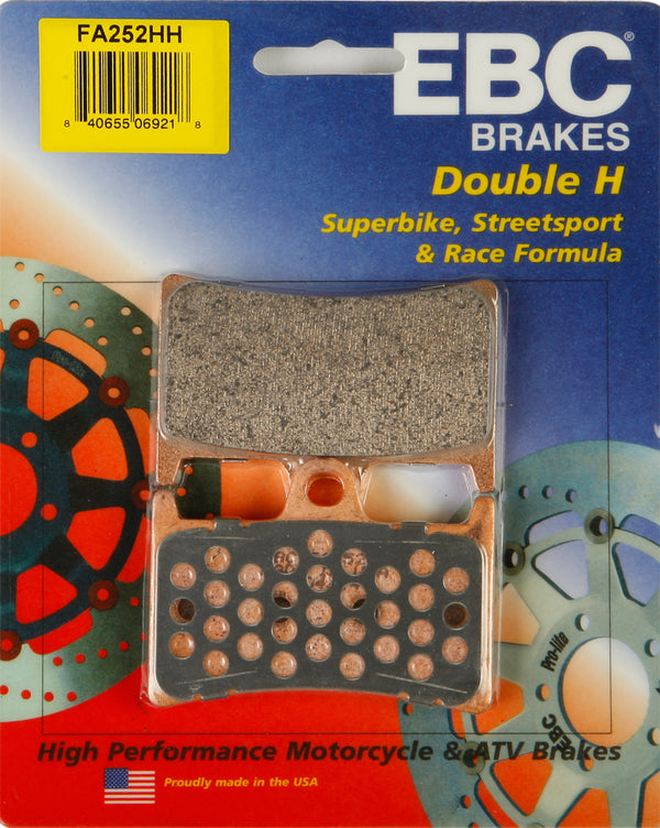 EBC Brakes Double-H Sintered Front Brake Pads Compatible for Yamaha FJR1300A ABS 2004
