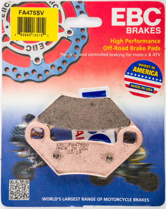 EBC FA475SV SV Series Severe Duty Disc Brake Pads