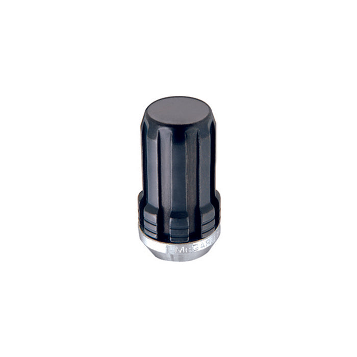 McGard SplineDrive Lug Nut (Cone Seat) M14X1.5 / 1.935in. Length (4-Pack) Black (Req. Tool) 65310BK