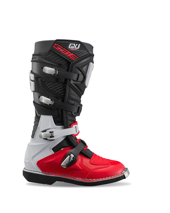 Gaerne GXJ Boot Black/Red Size Youth 6 2169-005-6