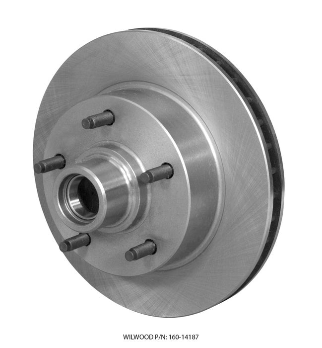 Wilwood Rotor-Vented w/ Hub & Studs 11.72. x 1.19 5 on 5.50in Ford F100 160-14187