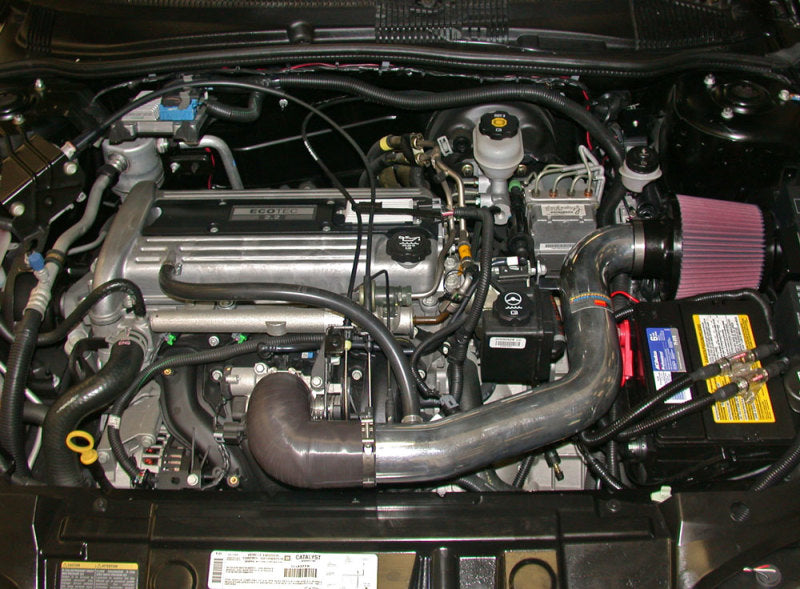 K&N 02-04 Chevy Cavalier L4-2.2L Silver Typhoon Intake 69-4510TS