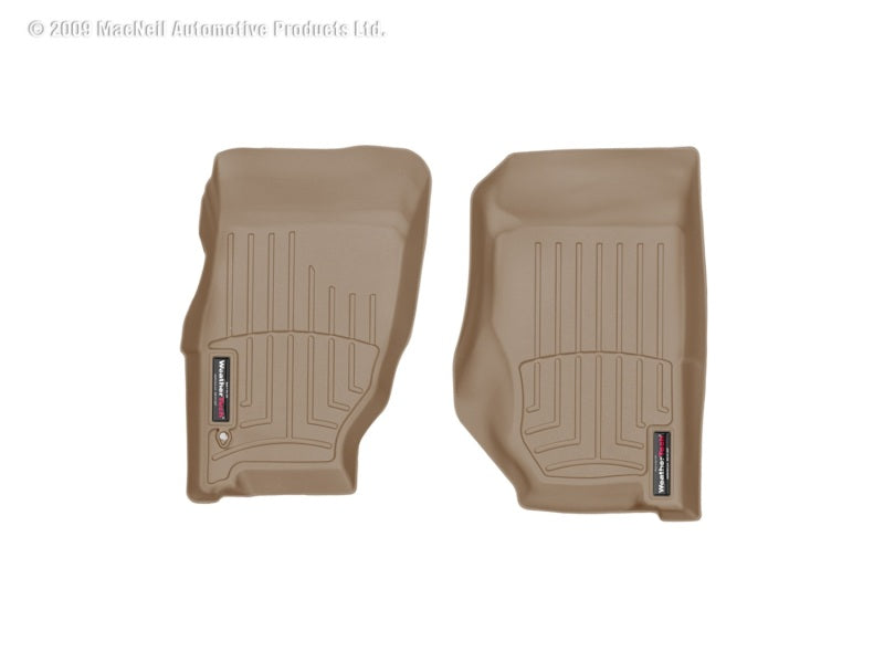 WeatherTech 02-07 compatible with Jeep Liberty Front FloorLiner Tan 450321