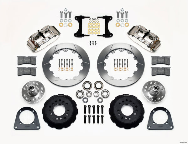 Wilwood Narrow Superlite 6R Front Hub Kit 12.88in Polished TCI-IFS 71-78 (Pinto Based) 140-13224-P