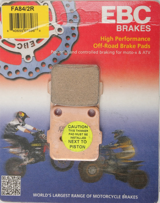 EBC Brakes FA84/2R Disc Brake Pad Set