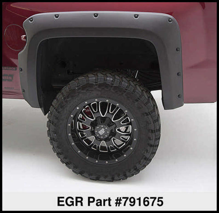 EGR 14+ Chev Silverado 5ft Bed Bolt-On Look Fender Flares Set Matte 791675