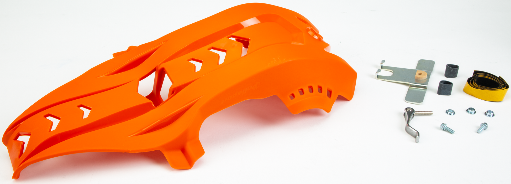 Polisport Fortress Skid Plate With Linkage Protection (ORANGE) For 16-21 HUSQVARNA FC250