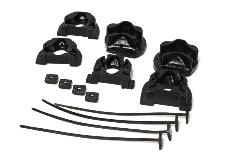 Energy Suspension 92-00 Honda Civic (Except 99-00 Si) / 93-97 Del Sol Black Motor Mount Inserts (Man 16.1105G