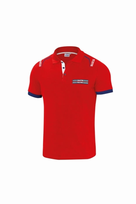 Sparco Polo Martini-Racing Large Red 01276MRRS3L