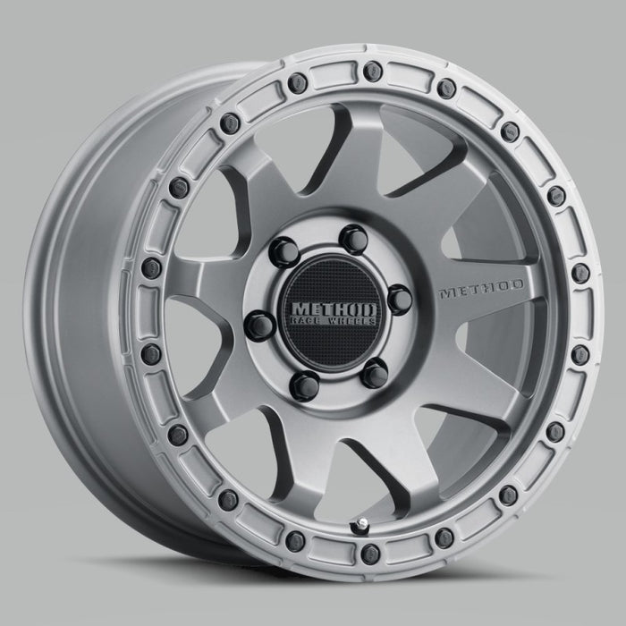 Method MR317 20x9 +18mm Offset 6x5.5 106.25mm CB Matte Titanium Wheel MR31729060818