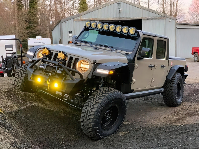 Oracle Lighting Fits Jeep Wrangler Jl Smoked Lens Led Front Sidemarkers Mpn: