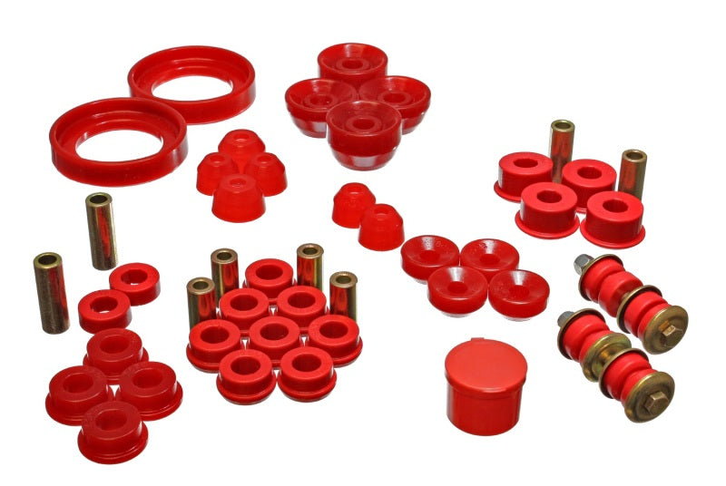 Energy Suspension 94-97 Honda Accord/Odyssey Red Hyper-Flex Master Bushing Set 16.18107R